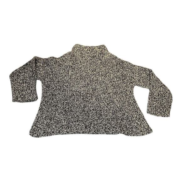 Eileen Fisher Womens Chunky Knit Black Organic Oversized‎ Pullover Sweater Small - Picture 2 of 6